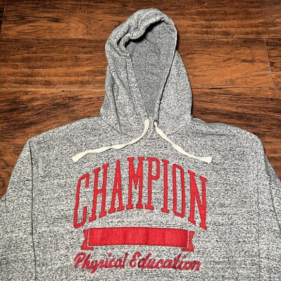 Champion Physical Education Hoodie Gray Men’s Size Medium - Picture 2 of 7